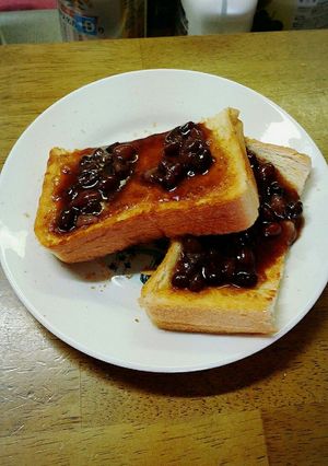 超簡単小倉トースト-レシピのメイン写真