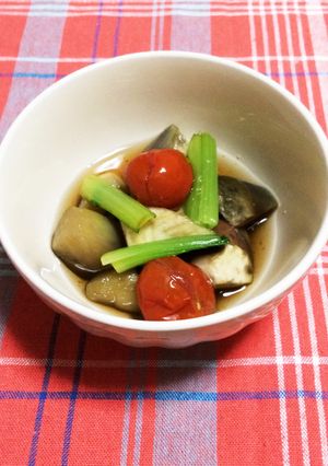なすとミニトマトの煮浸し-レシピのメイン写真