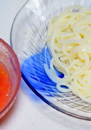 完熟トマトと大根のおろしうどん-レシピのメイン写真