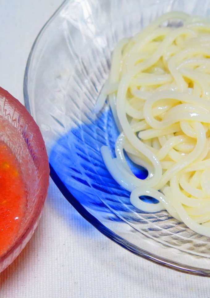 完熟トマトと大根のおろしうどん-レシピのメイン写真