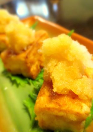 簡単！おつまみ☆一口豆腐ステーキ-レシピのメイン写真