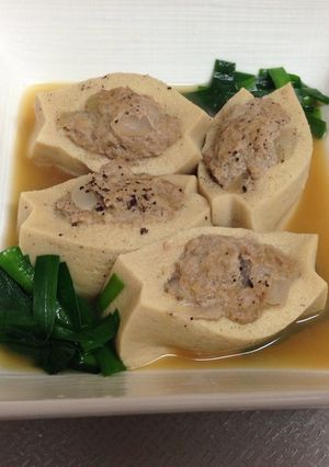 高野豆腐の肉詰め♪-レシピのメイン写真