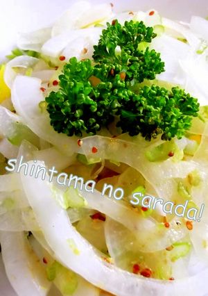 新タマネギのマスタードサラダ！-レシピのメイン写真