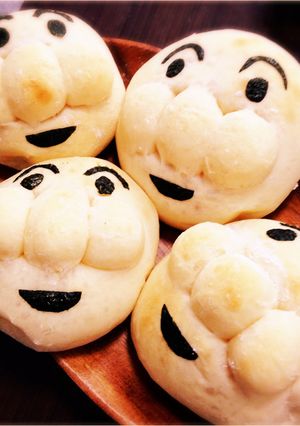 おやつにお昼に朝食に!おかずアンパンマン-レシピのメイン写真