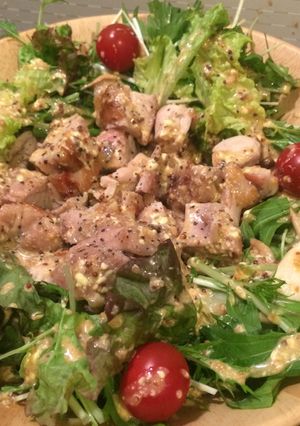 ＊チキンのおかずサラダ〜粒マスタード＊-レシピのメイン写真