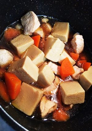 ☆高野豆腐の煮物-レシピのメイン写真