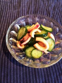 いかときゅうりの酢の物-レシピのメイン写真