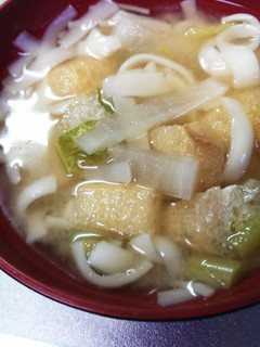 大根とふしめん味噌汁-レシピのメイン写真