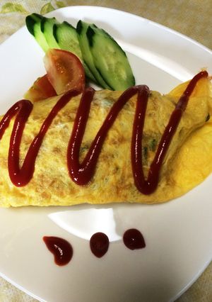 節約 野菜たっぷりオムレツ-レシピのメイン写真