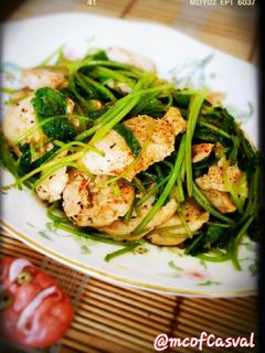 鶏むね肉と三つ葉のレモン炒め♪-レシピのメイン写真