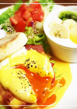 おうちdeカフェ風エッグベネディクト-レシピのメイン写真