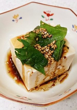 大葉と白ごまの あっさり豆腐-レシピのメイン写真