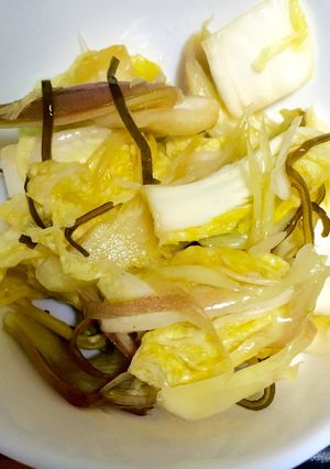 白菜とみょうがと塩昆布の浅漬け-レシピのメイン写真
