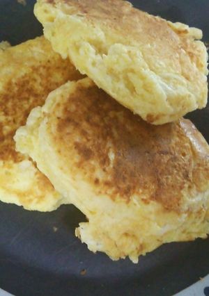 6101：ラーメン用の中力粉でパンケーキ-レシピのメイン写真