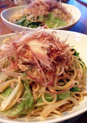 超カンタン★レタスとツナ缶の和風パスタ-レシピのメイン写真