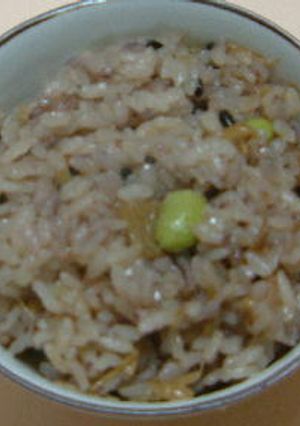 もち黒米ご飯なめたけ味-レシピのメイン写真