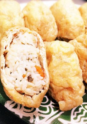 炊き込みごはんの残り 稲荷寿し-レシピのメイン写真