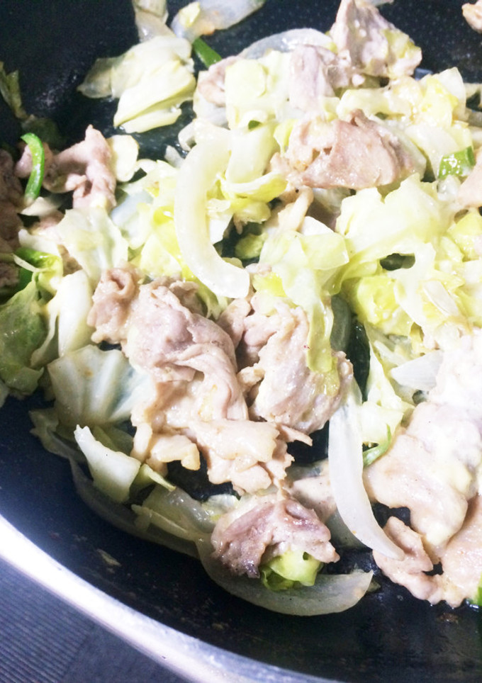 豚こま大量消費（マヨネーズ炒め）-レシピのメイン写真