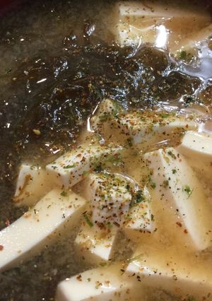 もずくとお豆腐のお味噌汁-レシピのメイン写真