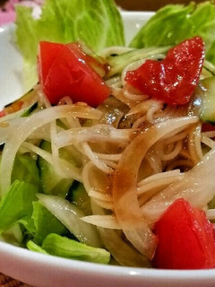 夏の定番 ピリ辛そうめんサラダ-レシピのメイン写真