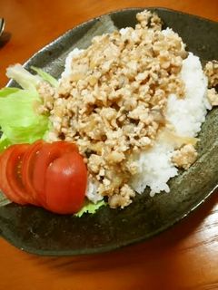 変わり鶏そぼろ丼-レシピのメイン写真