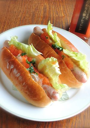 金時人参えごま油ドレッシングホットドッグ-レシピのメイン写真