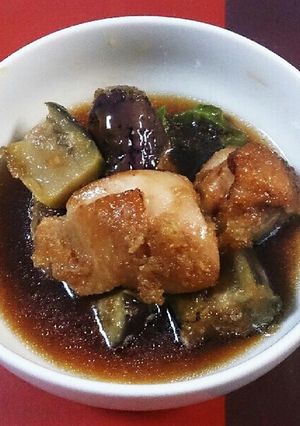 鶏肉となすのみぞれ煮-レシピのメイン写真
