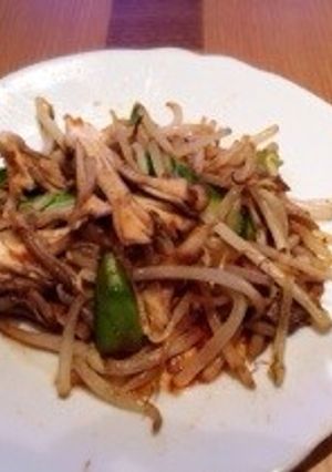 アスパラとまいたけともやしバター炒め-レシピのメイン写真