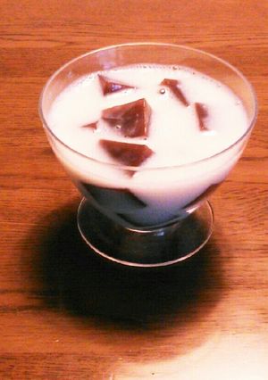 水ようかん入りミルクプリン♪-レシピのメイン写真