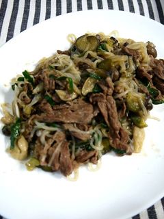 ヘルシー!牛肉と茄子の和風味噌炒め-レシピのメイン写真