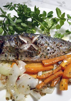 にんにくとオリーブオイル♪鯵の香草焼き-レシピのメイン写真