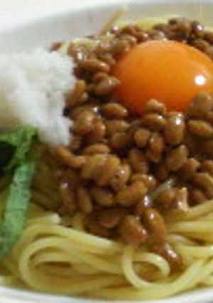 お手軽納豆パスタ(*´∇｀*)-レシピのメイン写真