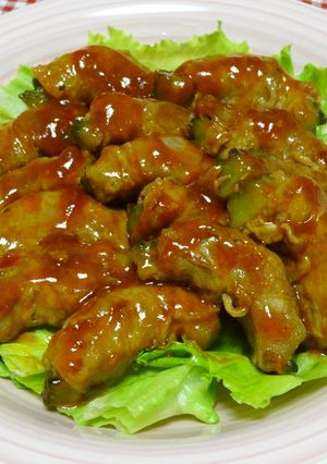 ゴーヤの肉巻きケチャップ (お弁当にも)-レシピのメイン写真