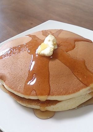 ふわふわ♪簡単パンケーキ-レシピのメイン写真