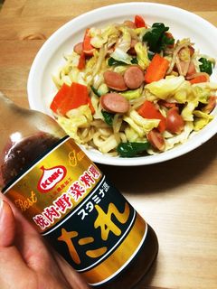 簡単!焼肉のタレで焼うどん♡スタミナ源!-レシピのメイン写真