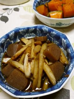 こんにゃくとごぼうの炊いたん-レシピのメイン写真