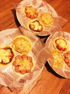 餃子の皮でピザパーティー★-レシピのメイン写真