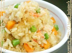 カニ缶・麺つゆ★蟹飯（蟹の炊き込みご飯）-レシピのメイン写真
