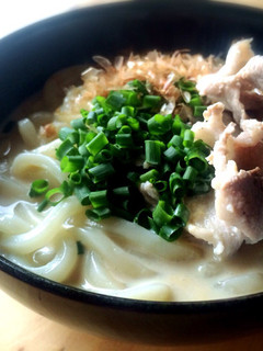 豆乳豚肉うどん-レシピのメイン写真