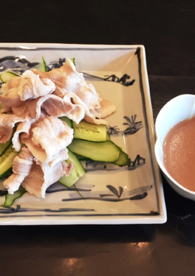 簡単茹で豚肉のごまだれ☆-レシピのメイン写真