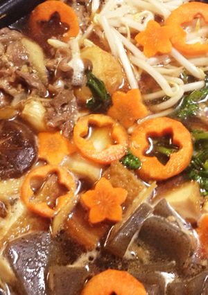 水分をモヤシに頼る☆牛乳すき焼き-レシピのメイン写真