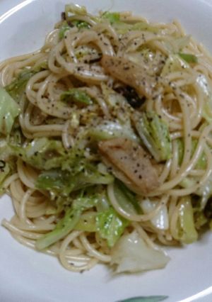 我が家の春キャベツとアンチョビのパスタ♪-レシピのメイン写真