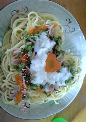 超簡単!スパゲティでバレンタイン-レシピのメイン写真