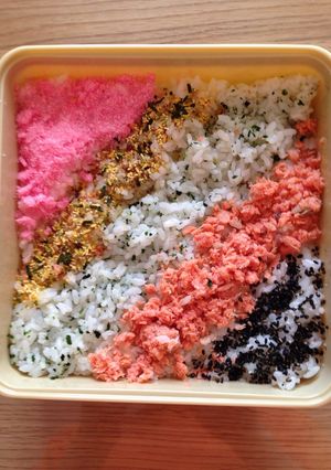 カラフル♡虹色お弁当-レシピのメイン写真