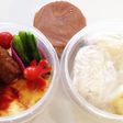 オムレツ蛸ウインナー枝豆サンドイッチ弁当