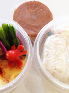 オムレツ蛸ウインナー枝豆サンドイッチ弁当-レシピのメイン写真