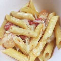 รูปของ 海老のクリームパスタ
