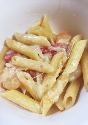 海老のクリームパスタ-レシピのメイン写真