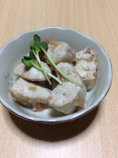 かしわのささ身ヘルシー梅和え-レシピのメイン写真