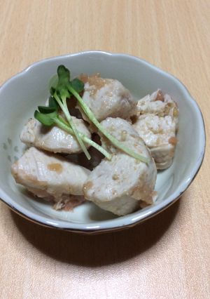 かしわのささ身ヘルシー梅和え-レシピのメイン写真